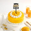 Buy Summer King Mango Cream Cake For Great Dad (1 kg)