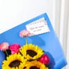 Shop Sunflower & Blush Rose Bouquet