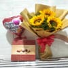 Sunflower & Chocolate Mother's Day Hamper