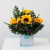 Sunflowers and greenery Online