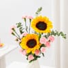 Shop Sunflowers and Pink Carnation Arrangement