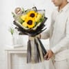 Shop Sunflowers & Yellow Roses Bouquet for Dad