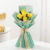 Sunny Glow Yellow Roses Bouquet