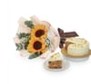 Sunny Sunflowers with Frozen Carrot Cake Online
