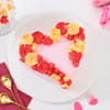 Gift Sunset Heart Cream Cake (1 Kg)