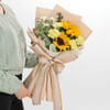 Gift Sunshine Blooms And Cheesecake Duo