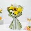 Gift Sunshine Blooms And Truffle Cake Combo