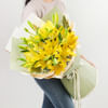 Sunshine Glow Asiatic Lily Bouquet Online