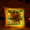 Gift Super Bhai Personalized LED Cushion