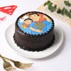 Buy Super Dad Chocolate Photo Cake