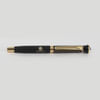 Swarovski Crystal Studded Black & Golden Roller Pen  - Customized with Logo Online