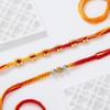 Gift Swastik And Rudraksha Rakhis Hamper
