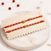 Shop Swastika and Om Gold Toned Rakhi Set of 2