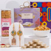Sweet And Savory Bhaiya Bhabhi Rakhi Hamper Online