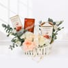 Buy Sweet Bloom with 3 Chocolates Gift Hamper