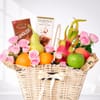 Gift Sweet Harmony Gift Basket of 9 Fruits & 2 Chocolates