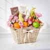 Buy Sweet Harmony Gift Basket of 9 Fruits & 2 Chocolates