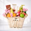 Sweet Harmony Gift Basket of 9 Fruits & 2 Chocolates