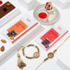 Sweet Surprises Bhai Bhabhi Rakhi Hamper Online