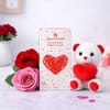 Sweet Teddy & Roses Hamper
