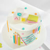Buy Sweet Tribute Semi-Fondant Teacher's Day Cake (750 g)