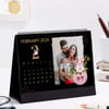 Gift Table Calendar 2026 in Black