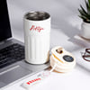 Shop Take it Easy Personalized White Temperature Tumbler
