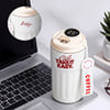 Take it Easy Personalized White Temperature Tumbler