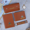 Tan Brown Travel Essentials Gift Box - Personalized Online