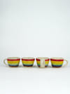 Buy Tea Cups - Bohemic - Rainbow - Set Of 4