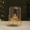 Tea Light Candle in Big Glass Jar with Stand Online