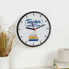 Gift Teacher Vibes Wooden Wall Clock