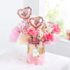 Teddies And Hearts Daughters Day Arrangement