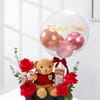 Buy Teddy And Blooms Valentines Day Gift Hamper