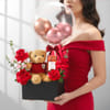 Shop Teddy And Blooms Valentines Day Gift Hamper