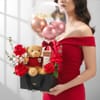 Shop Teddy and Flowers Hamper