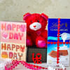 Teddy Bear And Chocolate Bliss Combo Online