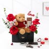 Gift Teddy Love Valentines Day Gift Arrangement