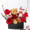 Gift Teddy Love Valentines Day Gift Arrangement