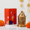 Shop Temple Shaped Tea Light Holder With Candle
