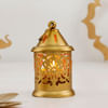 Gift Temple Shaped Tea Light Holder With Candle - Set Of 2