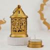 Buy Temple Shaped Tea Light Holder With Candle - Set Of 2