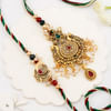 Gift Tempting Delight Bhaiya Bhabhi Rajwada Rakhi Hamper