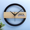 Textured MDF Wall Clock Online