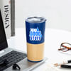 Buy The Good Stuff - Personalized Blue Tumbler For Men
