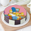 The Simpsons Family Photo Cake Online
