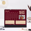 Shop The Year Of Love - Personalized 2025 Desk Calendar