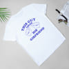 Buy This Guy Loves His Girlfriend - Personalized Mens T-shirt - White