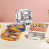 Buy Three Compartment Lunch Box - Assorted - Single Piece