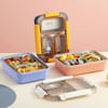 Three Compartment Lunch Box - Assorted - Single Piece Online